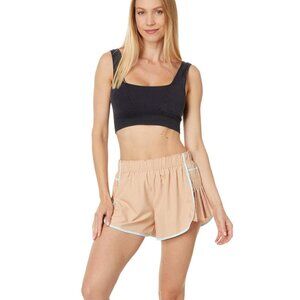 NWOT FP Movement Easy Tiger Side Pleat Shorts in Rose Gold Combo